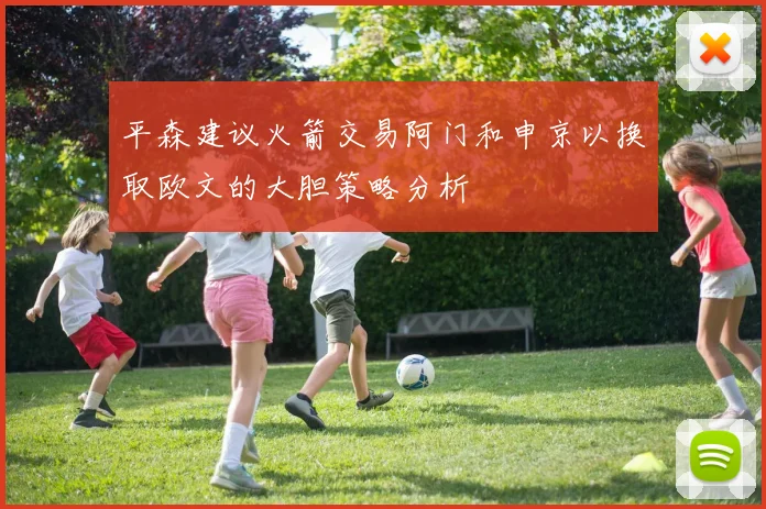 平森建议火箭交易阿门和申京以换取欧文的大胆策略分析